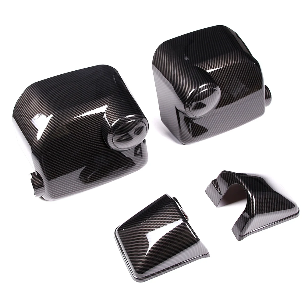 

Черный чехол для автомобильного зеркала с боковым крылом из АБС-пластика, подходит для крейсера