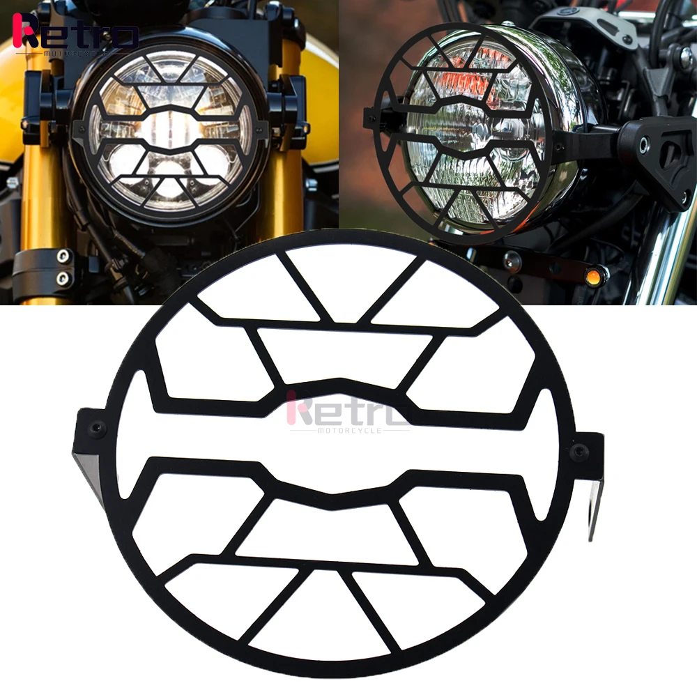 

Motorcycle Headlight Protection Cover For Yamaha XSR700 XSR 700 900 XSR900 2016-2023 17 18 19 20 21 Accessories Headlight Guard