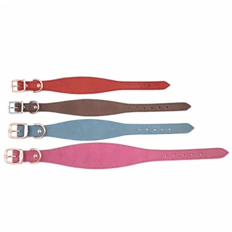 Итальянский ошейник Greyhound регулируемый для домашних питомцев мягкий кожаный