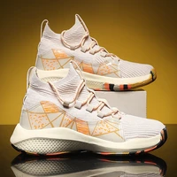 2022 fashion basketball shoes high bangfei woven mesh graffiti training sneakers