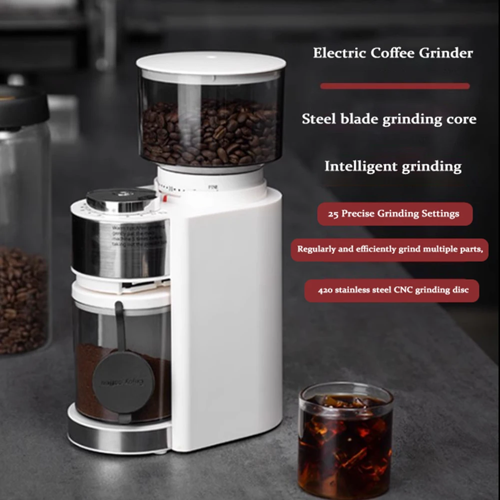 

Coffee Grinder 25 Precise Grinding Settings Silent Design Coffee Bean Grinder For Espresso Drip Coffee French Press