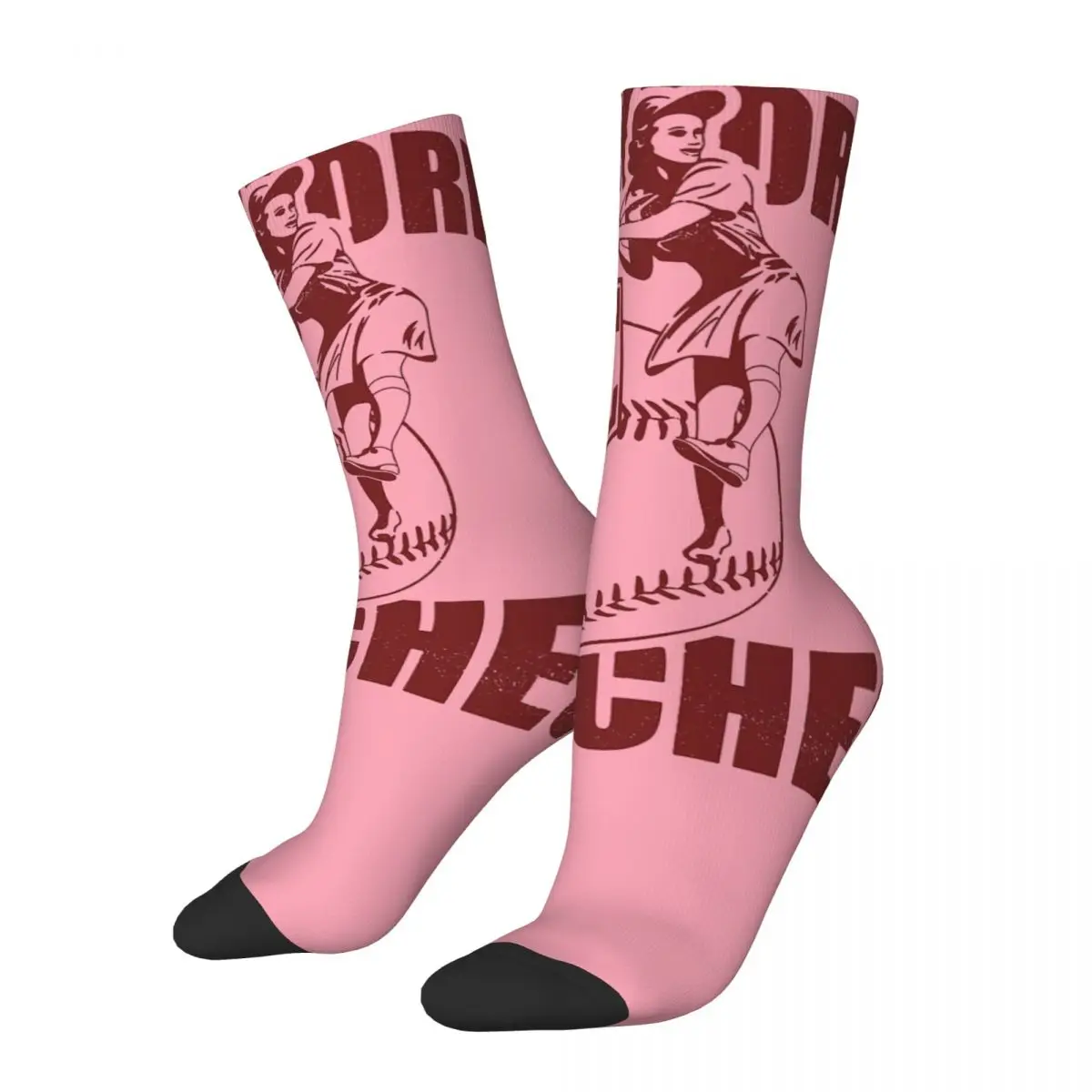 

Hip Hop Vintage Peach Crazy compression Socks Unisex A League Of Their Own Tom Hanks Seamless Printed Funny Novelty Crew Sock