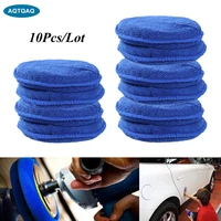 aqtqaq 10pcslot microfiber car wax sponge waxing polish wax foam sponge applicator pads cars vehicle glass clean
