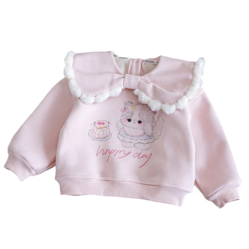 LYY-Зимняя одежда для девочек свитер 2024Новая модная осенне-зимняя детская кукла с