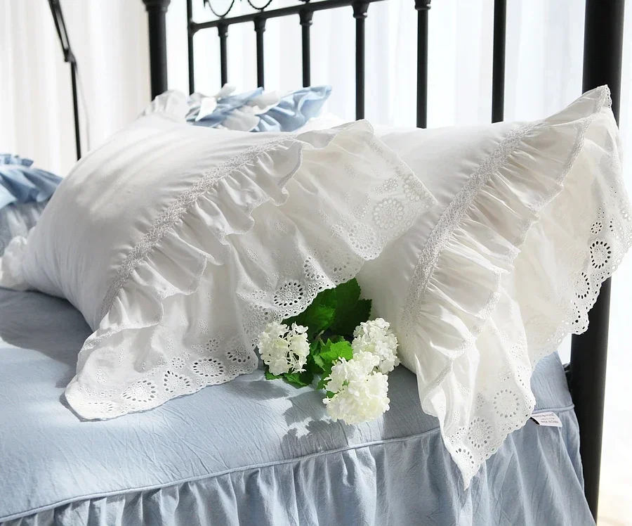 

Наволочка Julliette Dream белая хлопковая