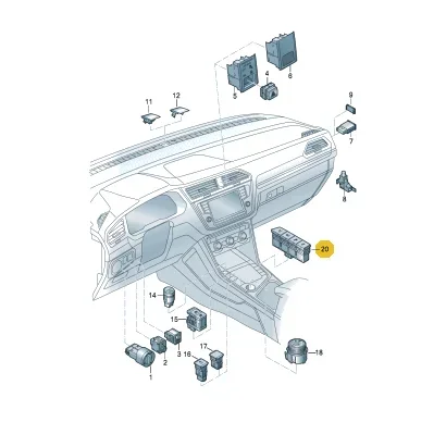 Радарный переключатель давления в шинах вспомогательный кнопка панели