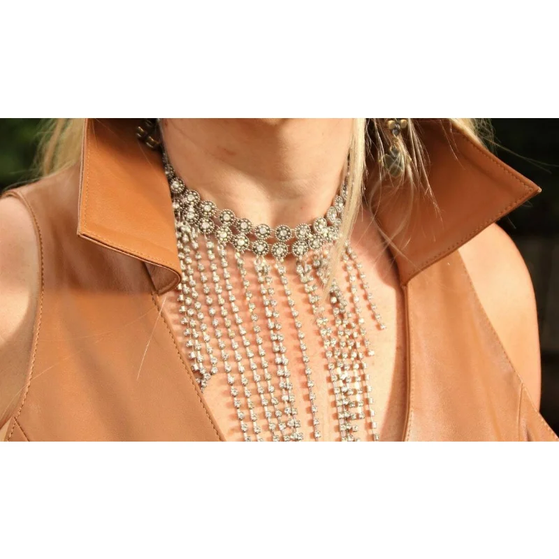 Summer Women Dress Genuine Lambskin Leather Slip Dress New Handmade Tan Dress