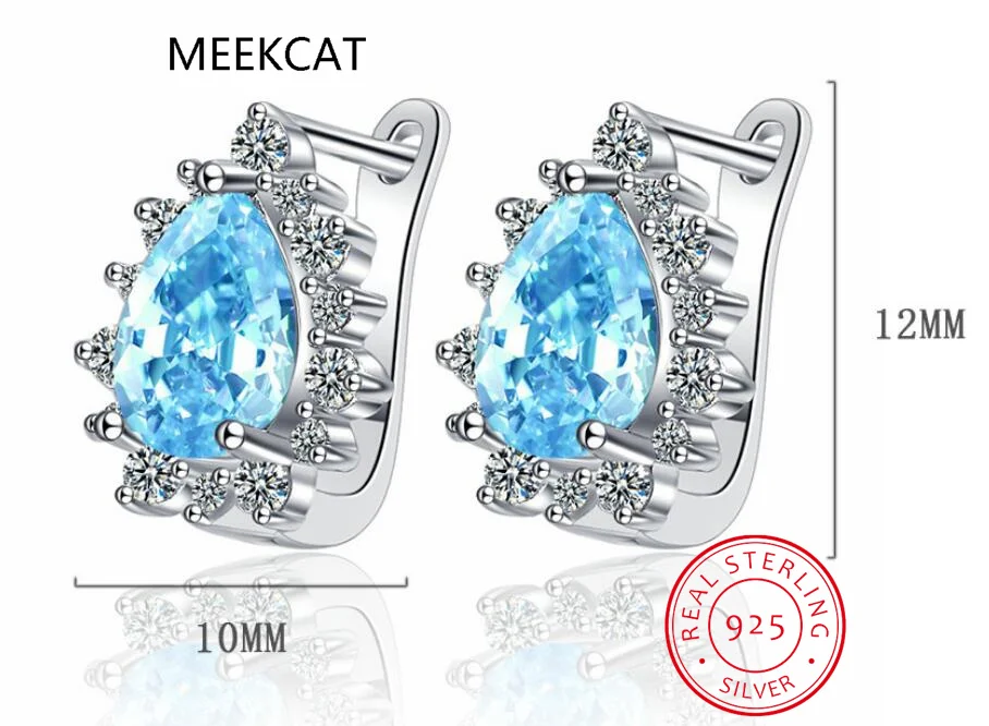 Натуральный гранат синий топаз сапфир рубин изумруд стерлинговое серебро 925