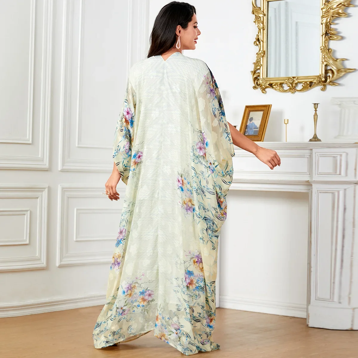 Женская одежда больших размеров мусульманский длинный халат в Саудовской Аравии