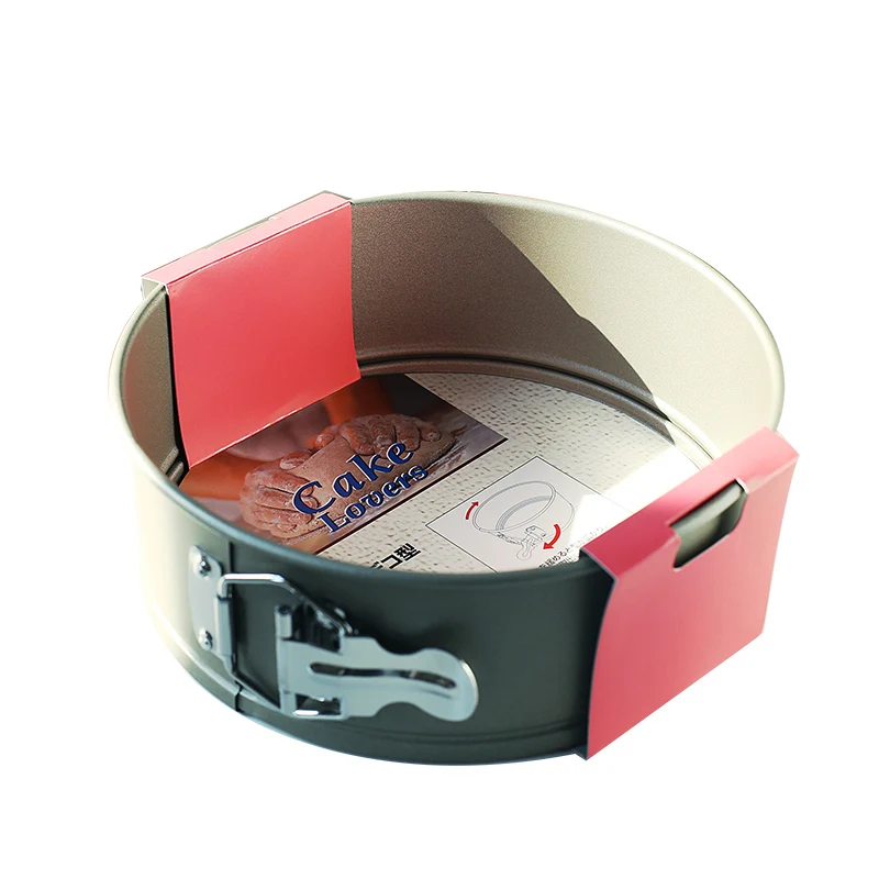 

Круглая форма для мусса, торта, нижняя часть под розовое золото, коробка для выпечки, пекарня, аксессуары, кухонная столовая бара, EB50MJ