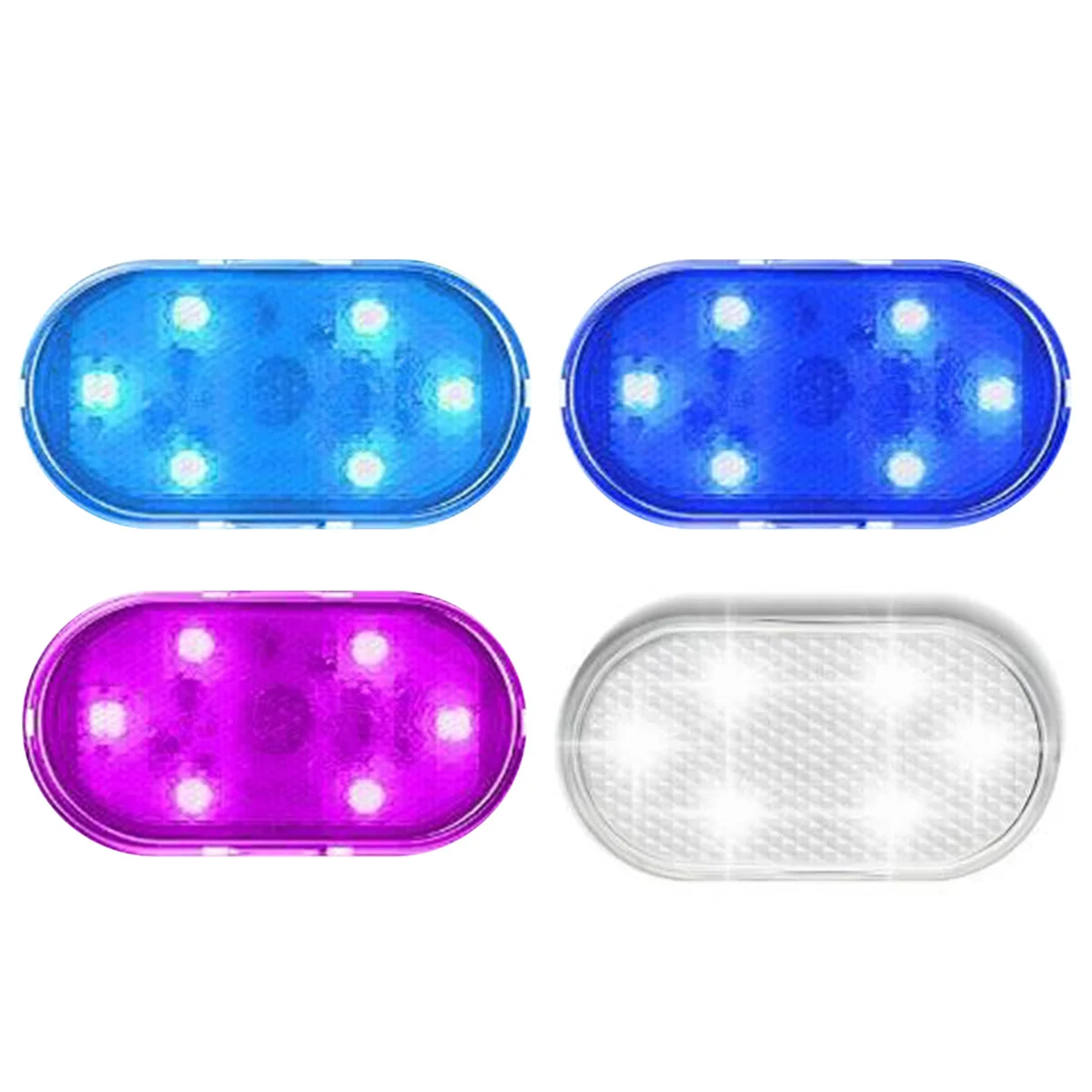 

4 шт., Автомобильные светодиодные лампы, 6 ярсветодиодный светодиодов