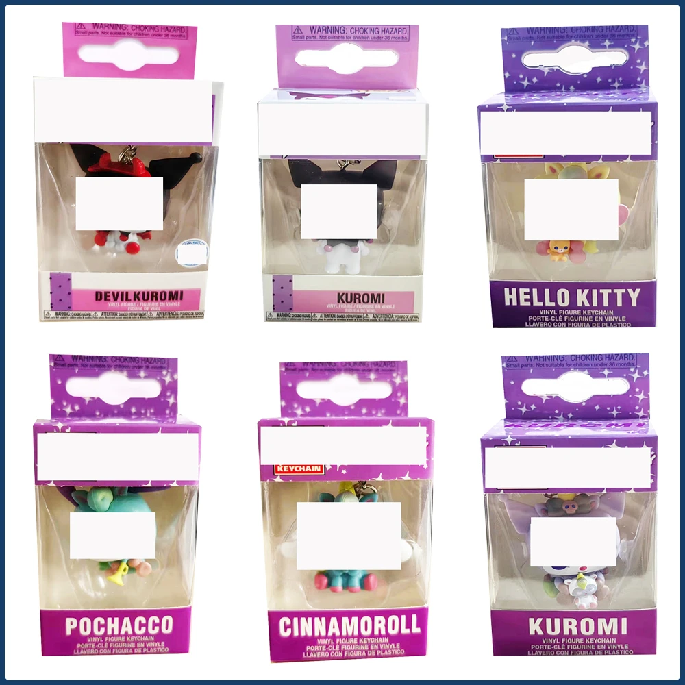 Брелки Funko POP Sanrio Kuromi Cinamonroll Hello Kitty My Melody популярное аниме звезды кавайная модель