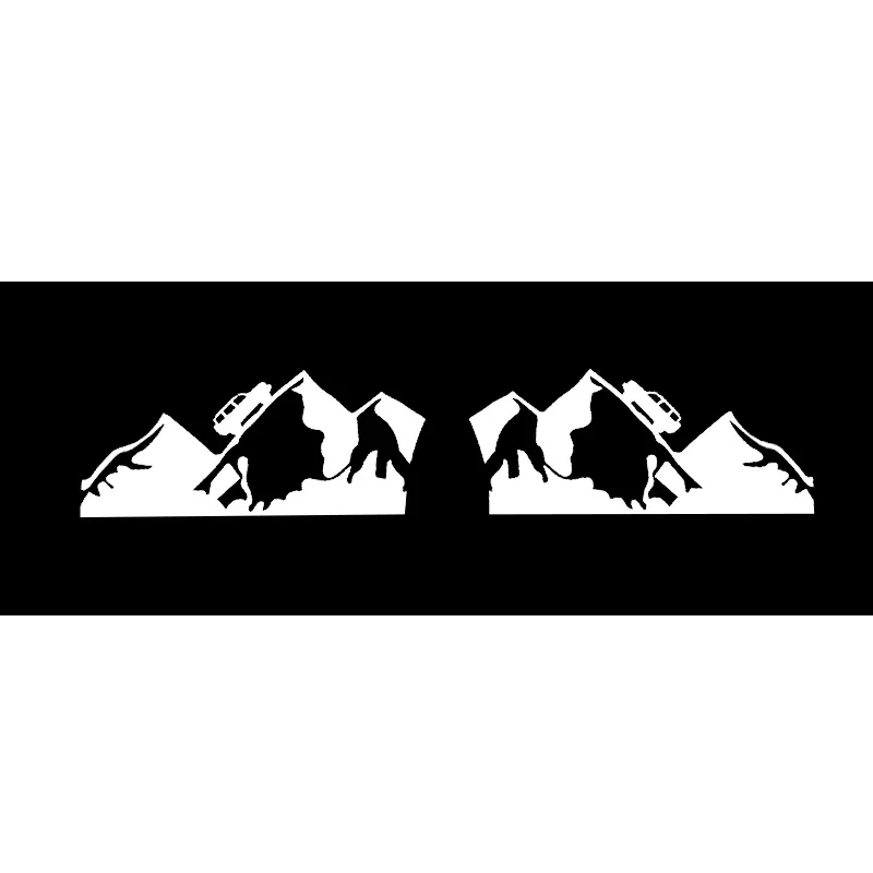 

2 шт. для GWM Tank 300 2022-2024, горная графика, боковые наклейки на капот автомобиля, декор, виниловые наклейки, внешние аксессуары