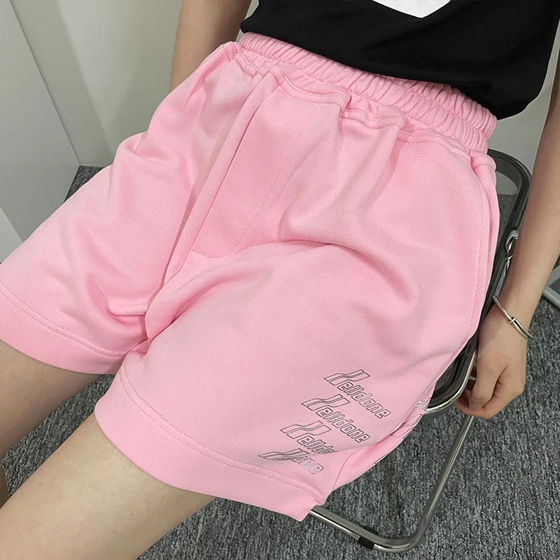 

Style coréen WE11DONE 20AW Lettre Logo Survêtement De Haute Qualité Hommes Femmes 1:1 Welldone 11 Attaché Décontracté Shorts