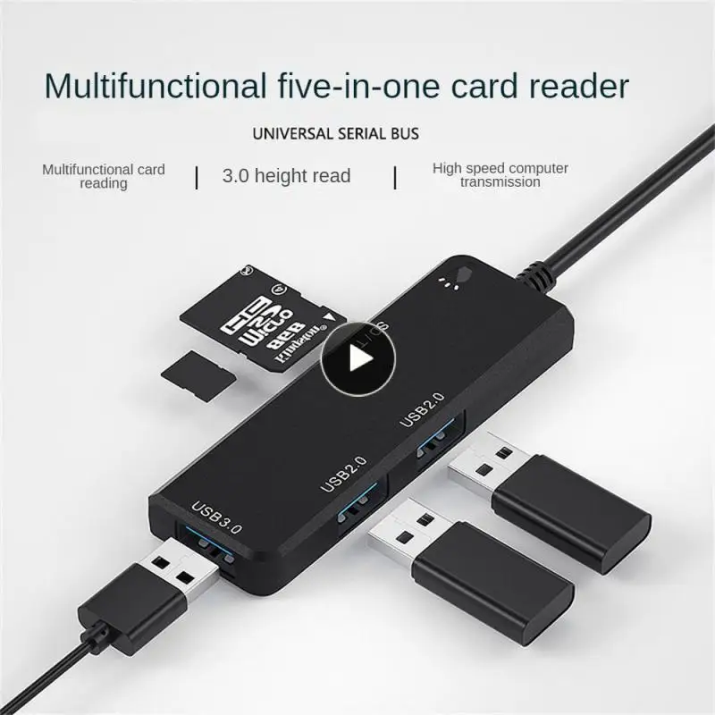 

Attractive And Durable Sd Tf Card Reader Expanding Sd/tf Card Slots With Multiple Ports Abs Environmentally Friendly Materials