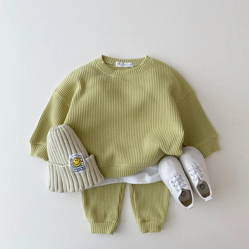 NEW Baby Boy Girls Clothing Autumn and Winter Children's Suit Pants Two-piece Toddler Fall Clothes Set Kids Outfits | Детская одежда