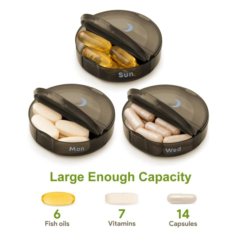 7-дневная дорожная влагостойкая 14 сетчатая коробка для лекарств портативная