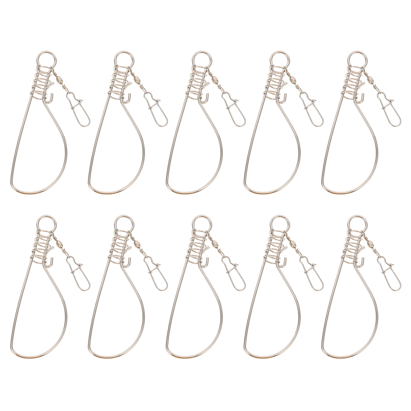 

Stringerfishing Steel Lock Clip Stainless Heavy Duty Outdoor Alive Hooks Chain Wire Metal Rope Snaps Big Live Locksaccessory