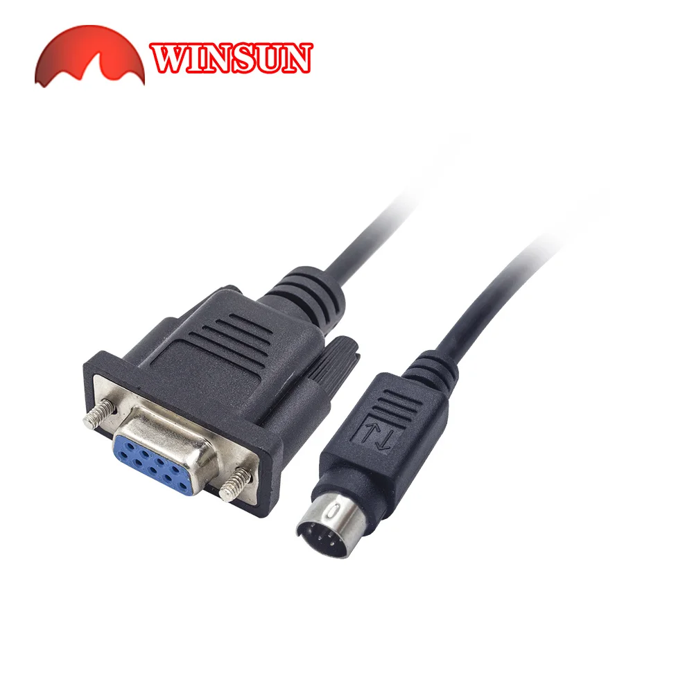 SC-11 Suitable for Mitsubishi FX0N/1N/2N/0S/1S/3U Series FX PLC Programming Cable RS232 to round 8 pin USB-SC09-FX enlarge