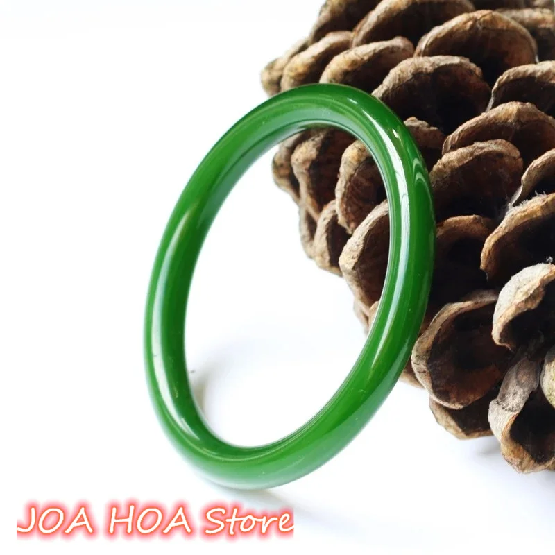 

Натуральная Зеленая яшма, ручная работа, модные ювелирные изделия, шпинат, тонкий круглый нефритовый браслет