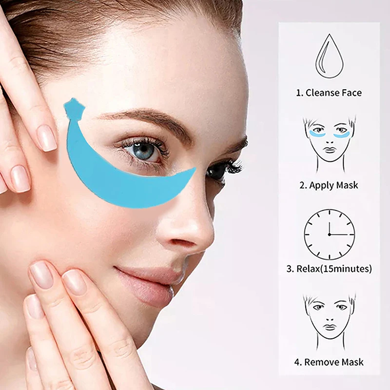 

Star Reusable Silicone Eye Patches Under Eye Pads Anti Wrinkle Removal Mask Face Forehead Neck Under Eye Care Dark Circle
