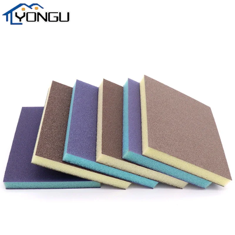 Моющаяся и многоразовая шлифовальная губка зернистостью 80-220 металл дерево