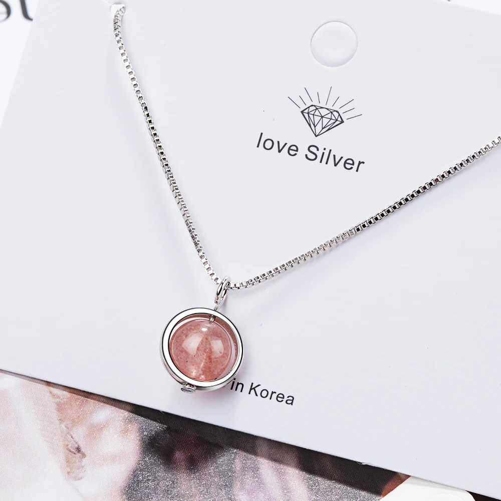 Серебряное ожерелье с кристаллами S-n249