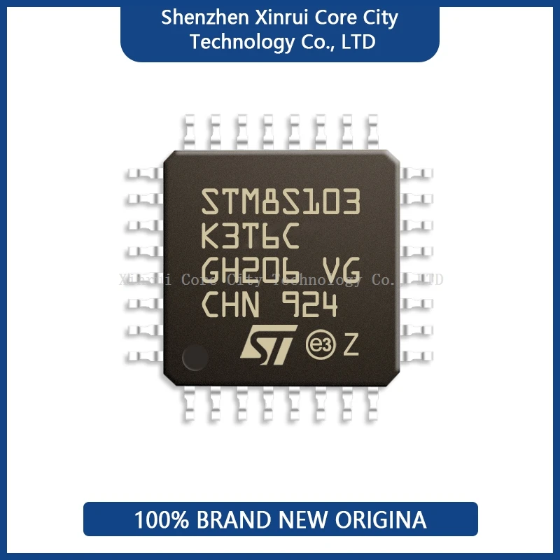 

100% IC STM8S103K3T6C STM8S103 STM8S MCU Original Assembled Real ProductProgrammable Microcontroller Module Chips