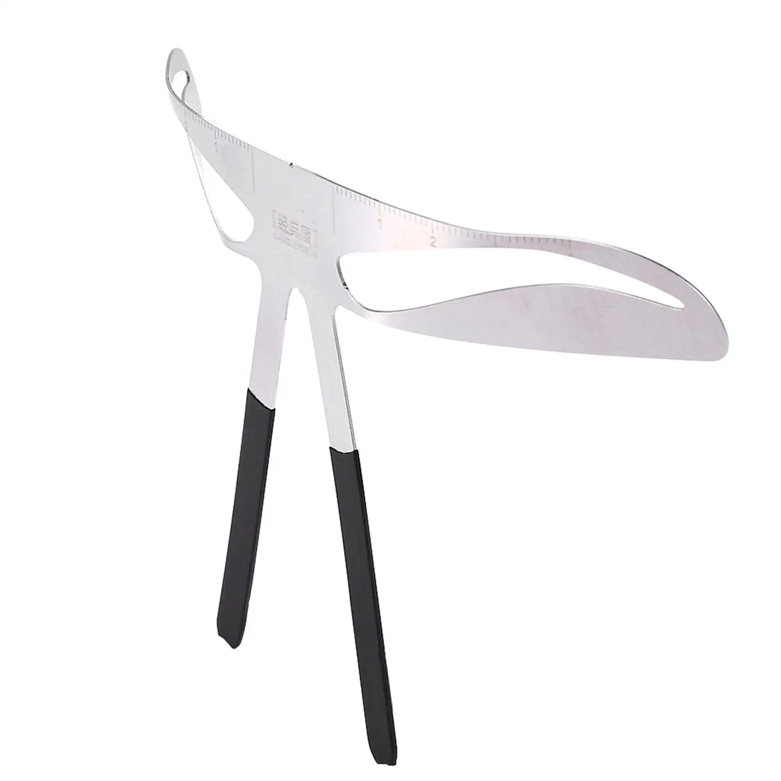 7 типов Φ DIY шаблоны Линейка Инструмент для макияжа