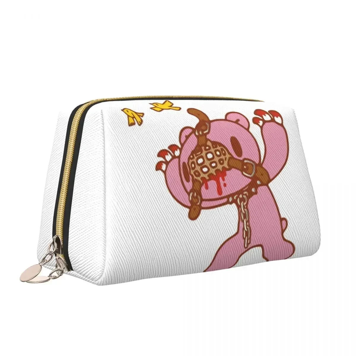 Манга анимация мрачный медведь косметичка для женщин дорожный косметический