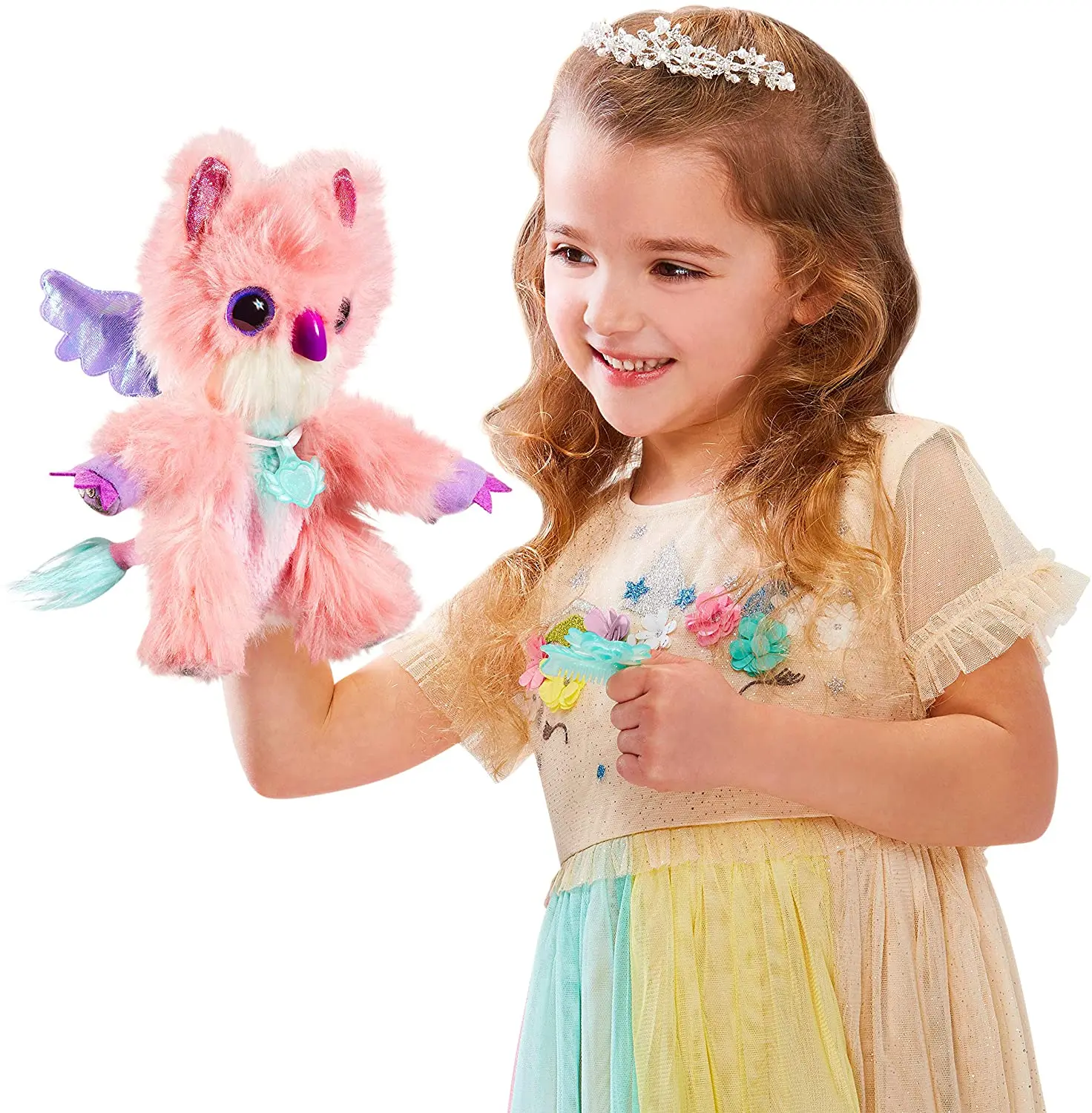Мягкие игрушки в ванную Little Live Feisty Pet Pegacorn Scruff a Luvse для детей-хаггл-петов, животных для обнимания для девочек на Рождество.
