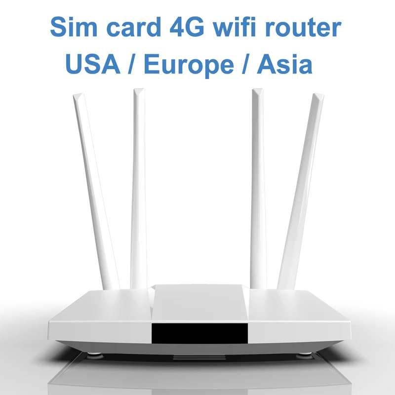 300Mbps Networking Modem SIM Card 4G Wifi Router Unlock Europe Asia Africa Oceania Wi-fi Hotspot For Computer Office Home LC113