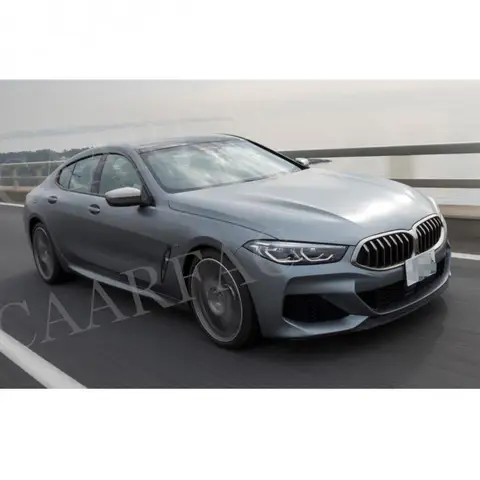Диффузор заднего бампера, разделители губ для BMW 8 серии G16 M Sport, 4-дверный фартук с клапанами OO-OO 2021 и светодиодной подсветкой