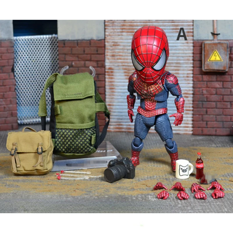 

В наличии Tide Play Spider-Man Heroes No Return Q Version ручная модель игрушка кукла орнамент коллекция хобби