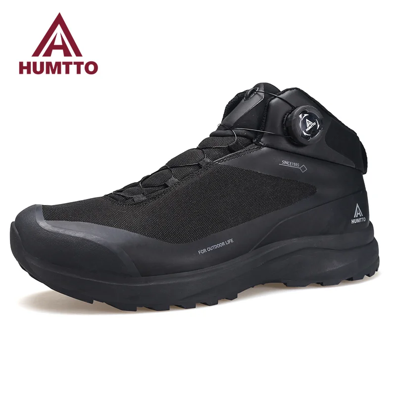 HUMTTO Sports Shoes for Men Luxury Designer Outdoor Safety Sneakers Male Winter Waterproof Climbing Trekking Hiking Boots Mens