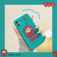 love flowers soft phone case for iphone 13 12 11 pro max 8 7 plus x xs max xr se2020 phone cover cases for girl