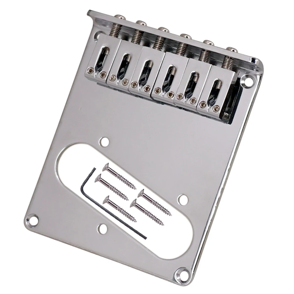 

Guitar Bridge Saddle Accessories Kits for Telecaster Tele TL Electric Guitar Replacement Adjustable Parts Accessories