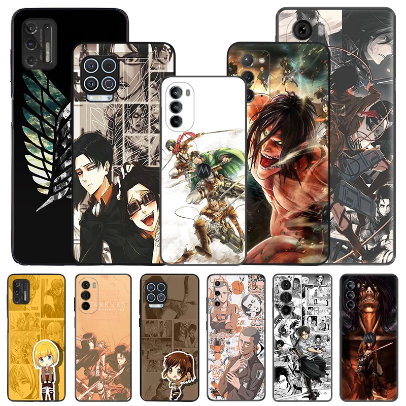 

Чехлы для телефонов Motorola Edge 30 20 Moto G Stylus G82 G72 G22 G32 G52 G71 G60 G51 G50 G31 Levi Attack on Titan защитный чехол
