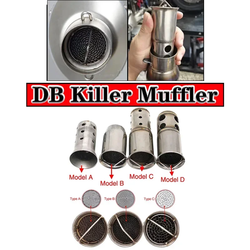 ZSDTRP установка выхлопной трубы мотоцикла катализатор дБ убийца глушитель съемный