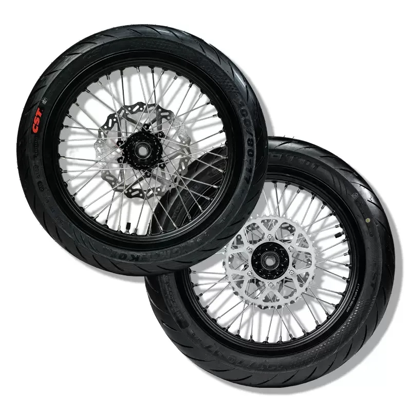 Комплект колесной пары SURRON Ultra bee17 дюймов bee Supermoto 17 передняя часть 100/80-17/задняя