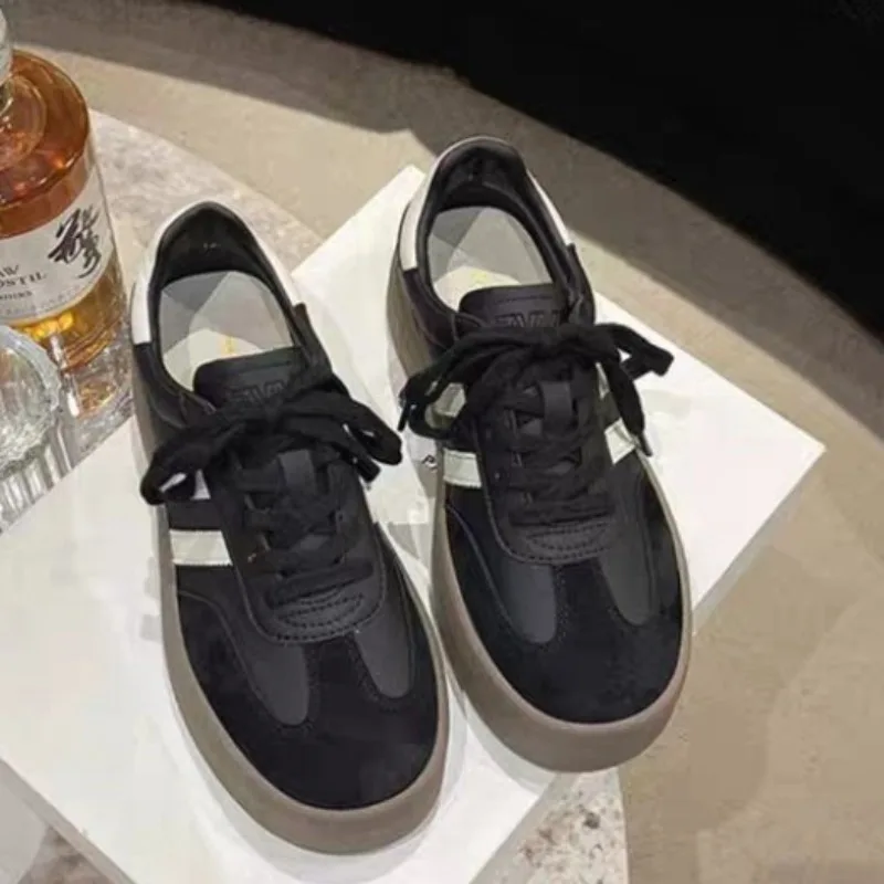 Женская Осенняя Повседневная Спортивная Обувь На Плоском Каблуке Дышащая