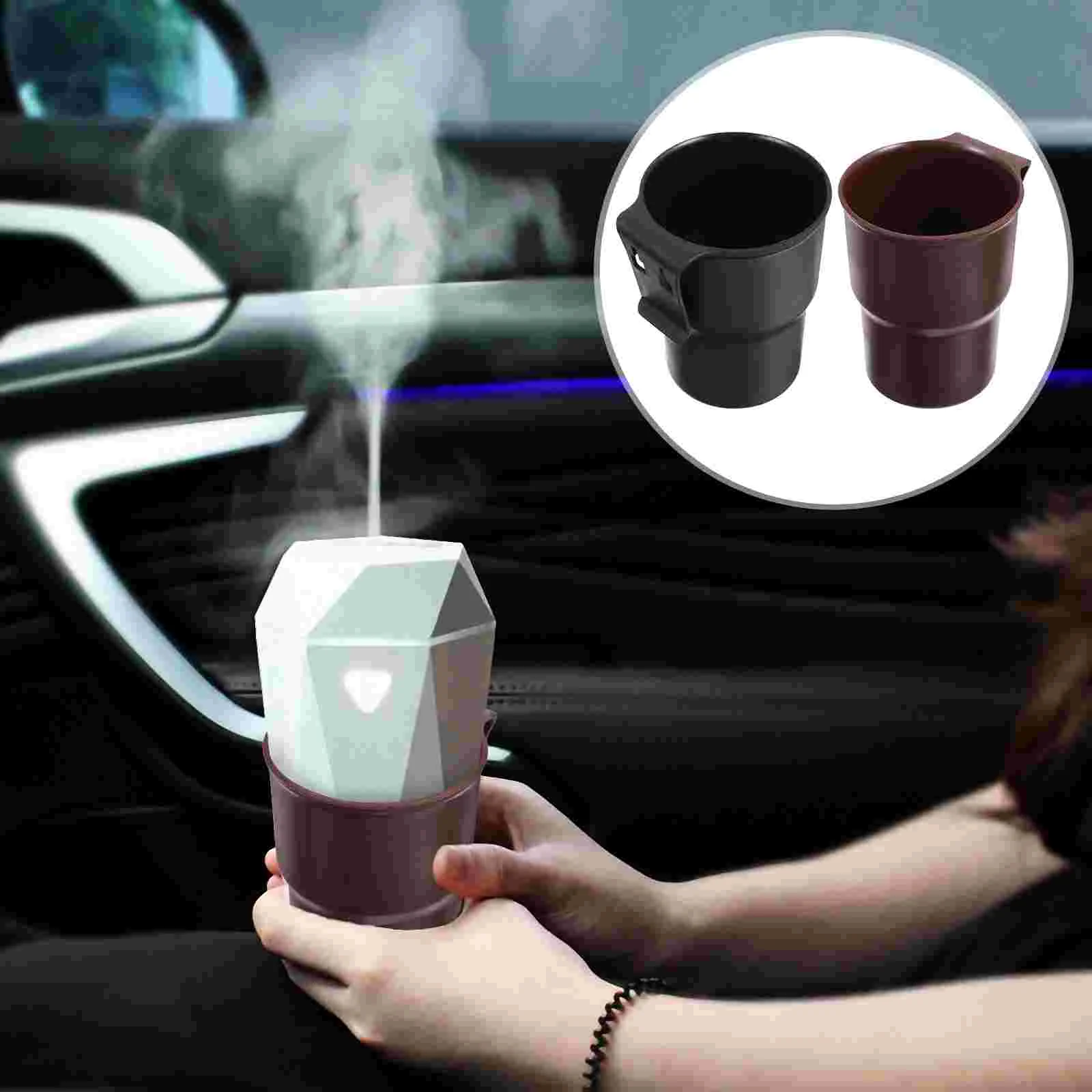 

Car Garbage Trash Can Container Bin Holder Cup Storage Waste Auto Box Vehicle Mini Functional Multi Desktop Drink Dustbin