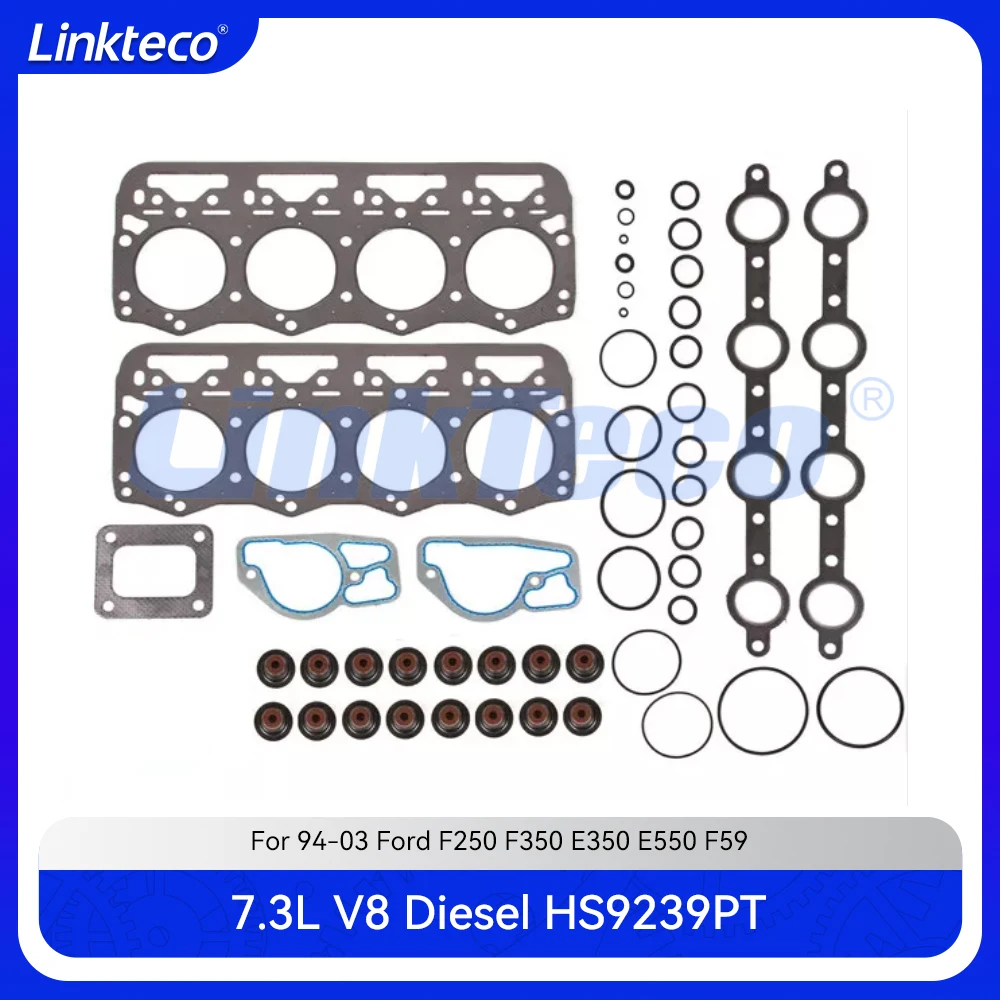 Деталь двигателя головка цилиндра полный комплект прокладок подходит для 7 3 L V8
