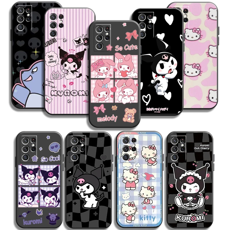

TAKARA TOMY Hello Kitty Phone Cases For Samsung Galaxy S22 Plus S20 S20 FE S20 Lite S20 Ultra S21 S21 FE Ultra Soft TPU Carcasa