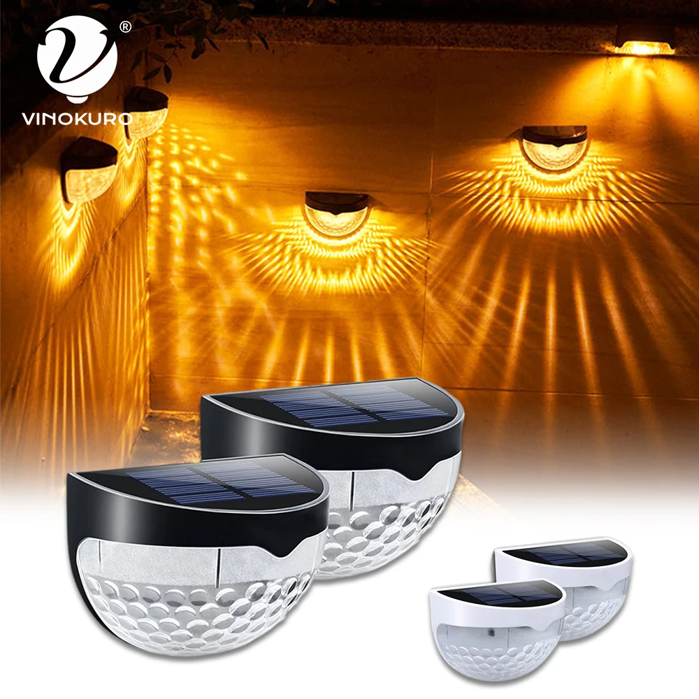 

Solar Fence Wall Lamp Outdoor Waterproof Light Sensing System Holiday Decoration Is Used To Decorate Fences,Terraces,Gardens,Etc