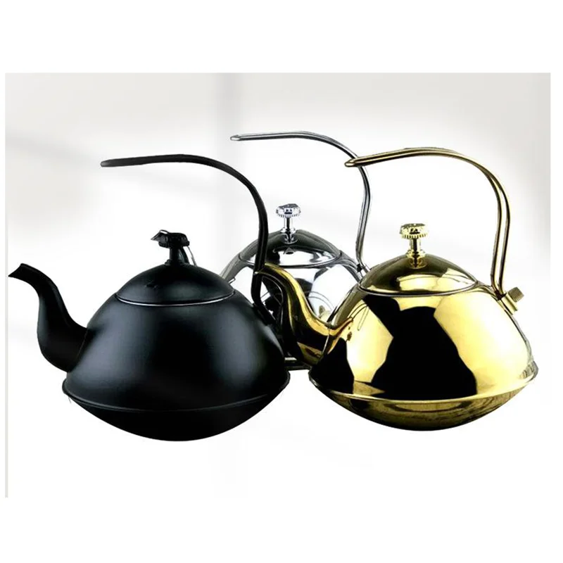 

HOT Whistling Tea Kettle With Handle Stainless Steel Teapot For Stovetops Camping Hiking Picnic Outdoor Water Kettle