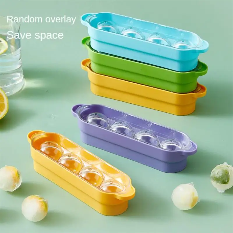 

Ice Hockey Mold Silicone Ice Grill Household Refrigerator Homemade Edible Spherical Ice Block Ice Making Artifact Frozen Mold