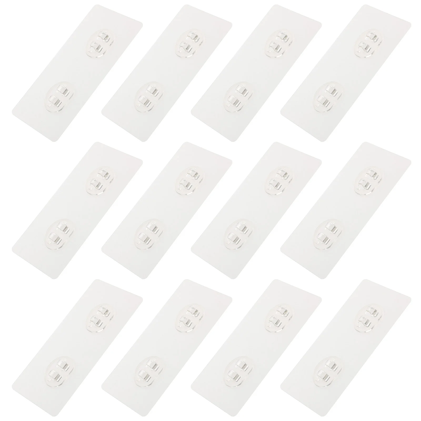 

12pcs Kitchen Household Bathroom Shower Shelf Adhesive Wall Hooks For Hanging Bathrooms Accessories