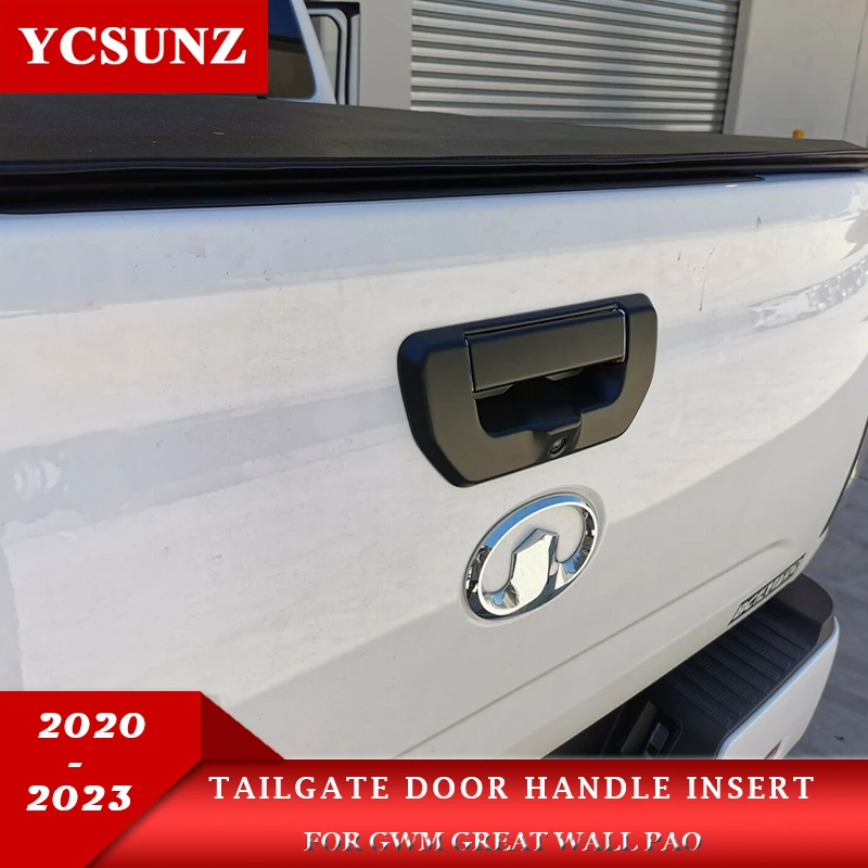 

ABS задняя дверь ручка Вставка Черный из гарнира Крышка для GWM Cannon 2020 2021 2022 2023 двойная кабина автозапчасти