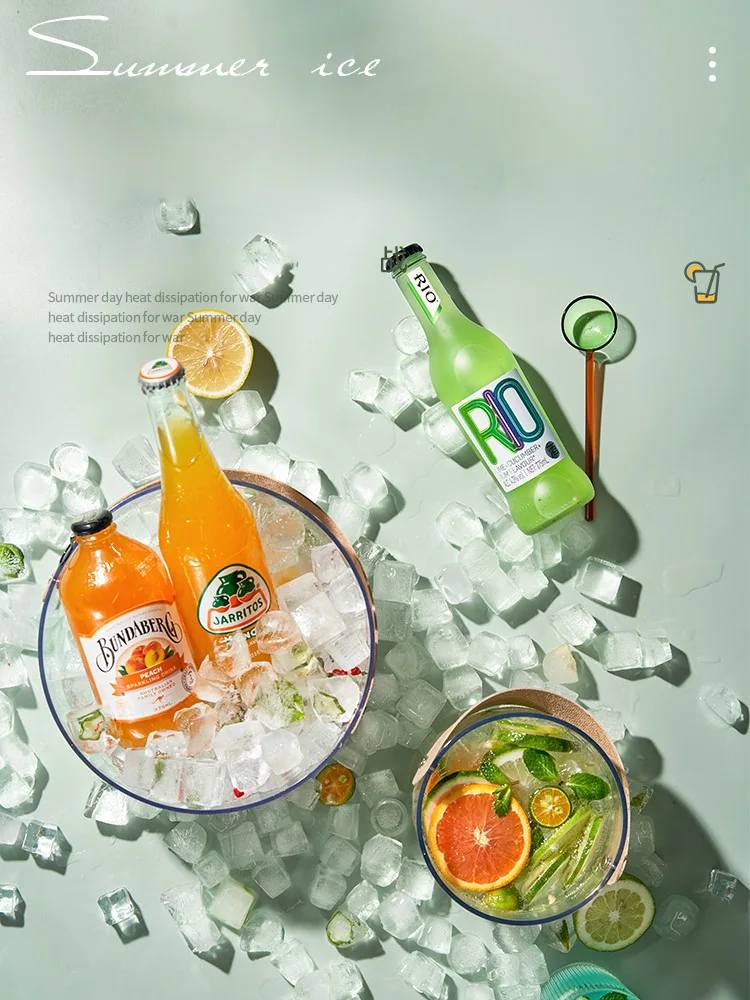 

2.5L Transparent Ice Bucket Summer Cooler Ice Cube Barrel Beer Cola Basket Champagne Wine Bowl Desktop Flower Vase
